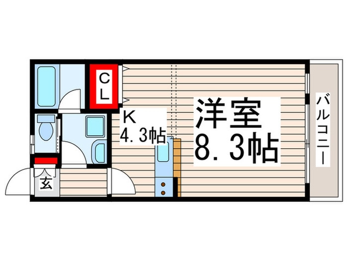 間取り図 ミュ－ズ南葛西Ⅲ