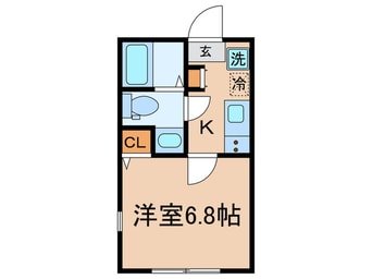 間取図 Field　Lagoon　下小田中