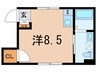 GLANZ 1Rの間取り