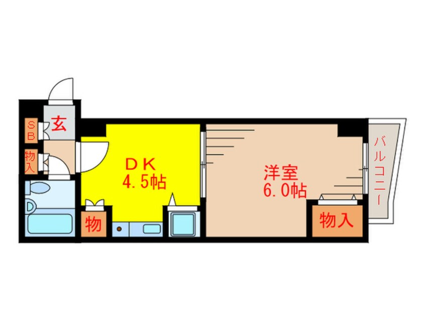 間取図 中板橋ﾀﾞｲｶﾝﾌﾟﾗｻﾞｼﾃｨ(214)