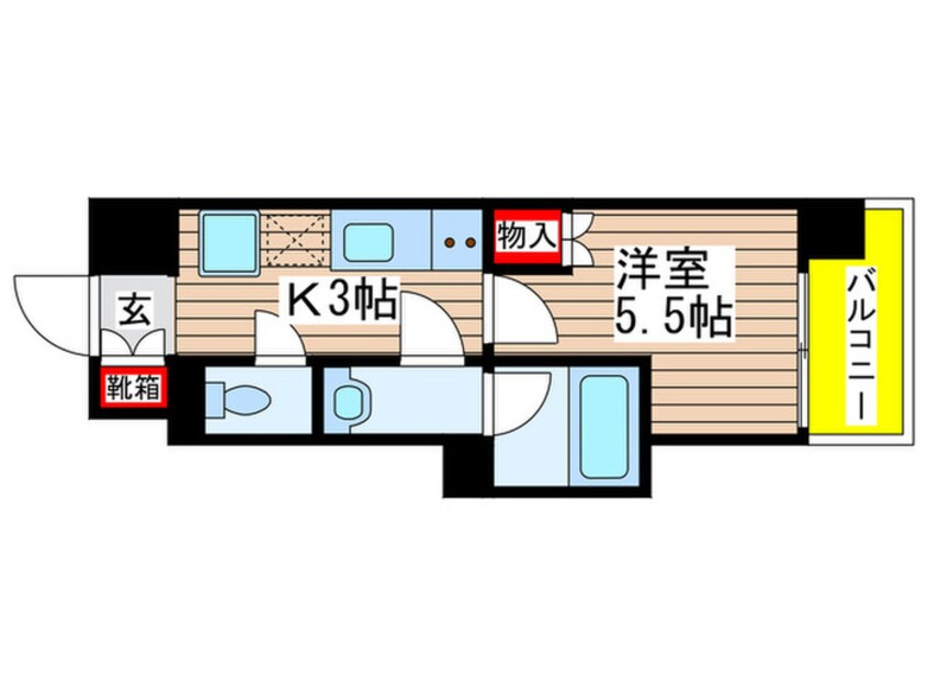 間取図 カーサアルマーレ