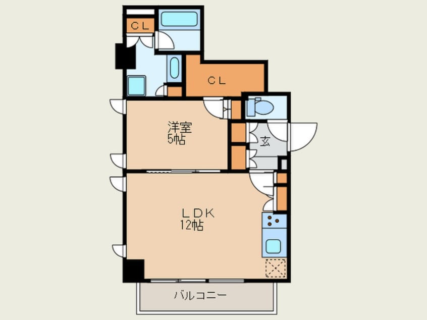 間取図 ザ・パークハビオ根岸三丁目