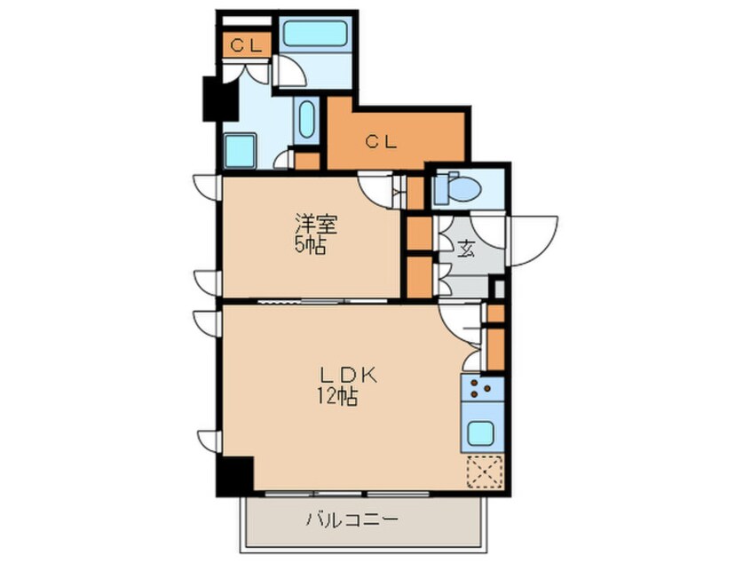 間取図 ザ・パークハビオ根岸三丁目