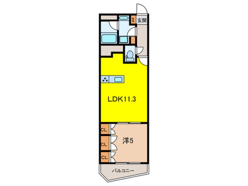 間取図 LUMIEC　HONCHO　WEST