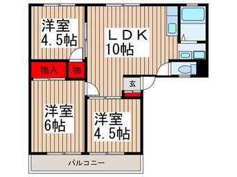 間取図 モ－ニングハウス