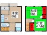 紺善押田アパート 3Kの間取り