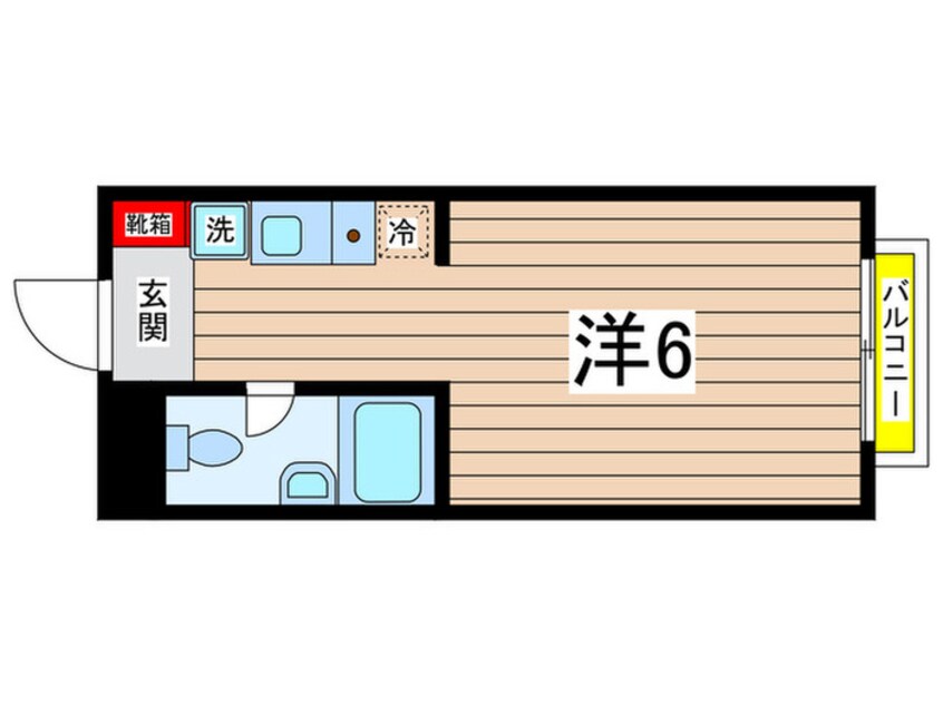 間取図 財盛マンション稲城（402）