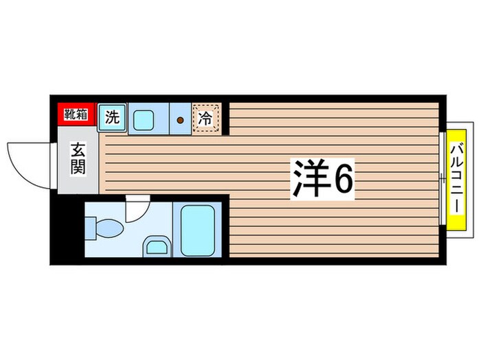 間取り図 財盛マンション稲城（402）