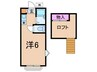 パ－クアヴェニュ－ 1Rの間取り