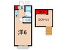 パ－クアヴェニュ－ 1Rの間取り