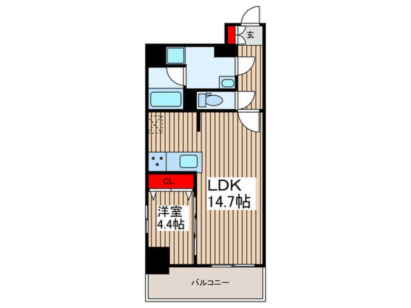 間取図 アーバンパーク日暮里