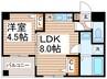 リマペル幕張 1LDKの間取り