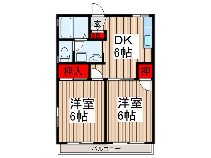 間取り図 シュラインハイツ