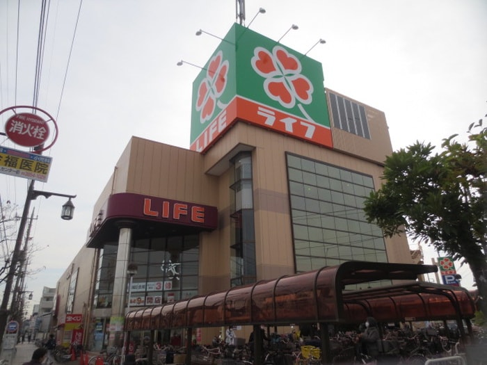 ライフ 竹の塚店(スーパー)まで517m シュラインハイツ