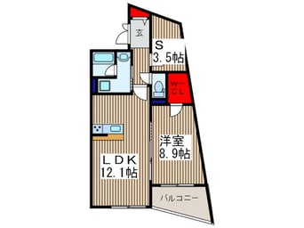 間取図 アルカンシエル