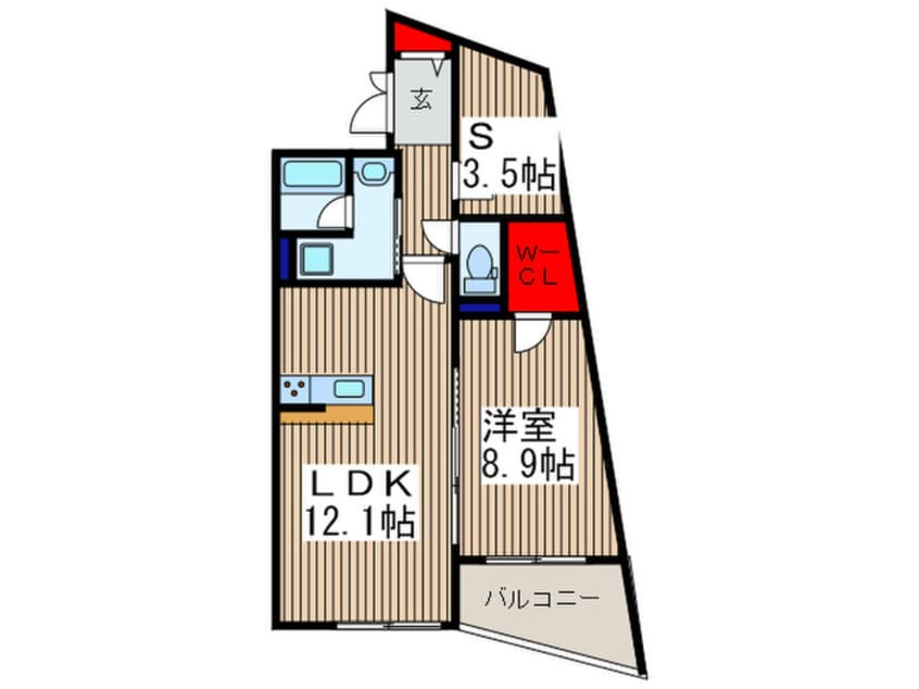 間取図 アルカンシエル