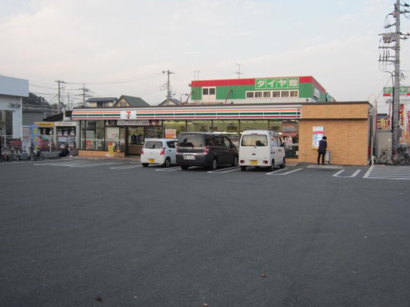 セブンイレブン矢野口中央店(コンビニ)まで450m エクセル稲城