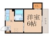 サクラビア関 1Kの間取り