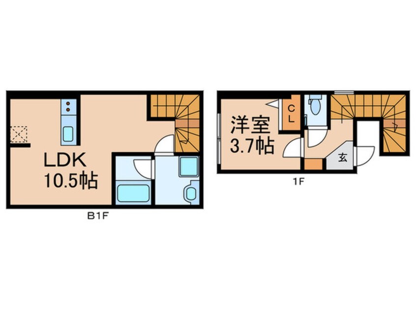 間取図 HJ　PLACE　TAKADANOBABA