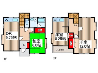 間取図 仮)寺尾貸家