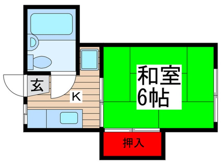 間取図 大野アパ－ト