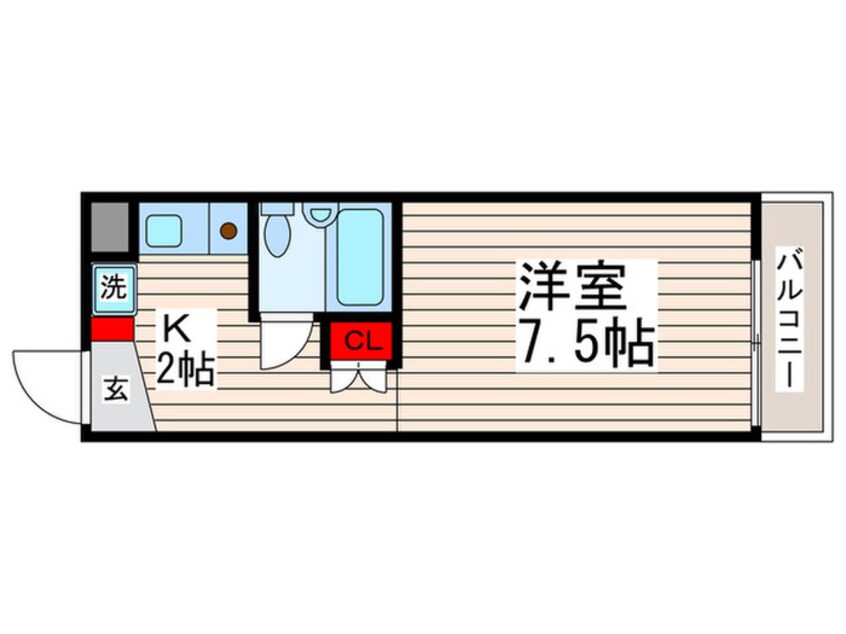 間取図 ルミエ－ル東葛西Ⅱ