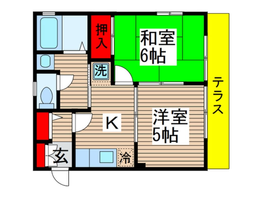 間取図 メゾン菊富士Ａ