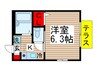 メゾン菊富士Ａ 1Kの間取り