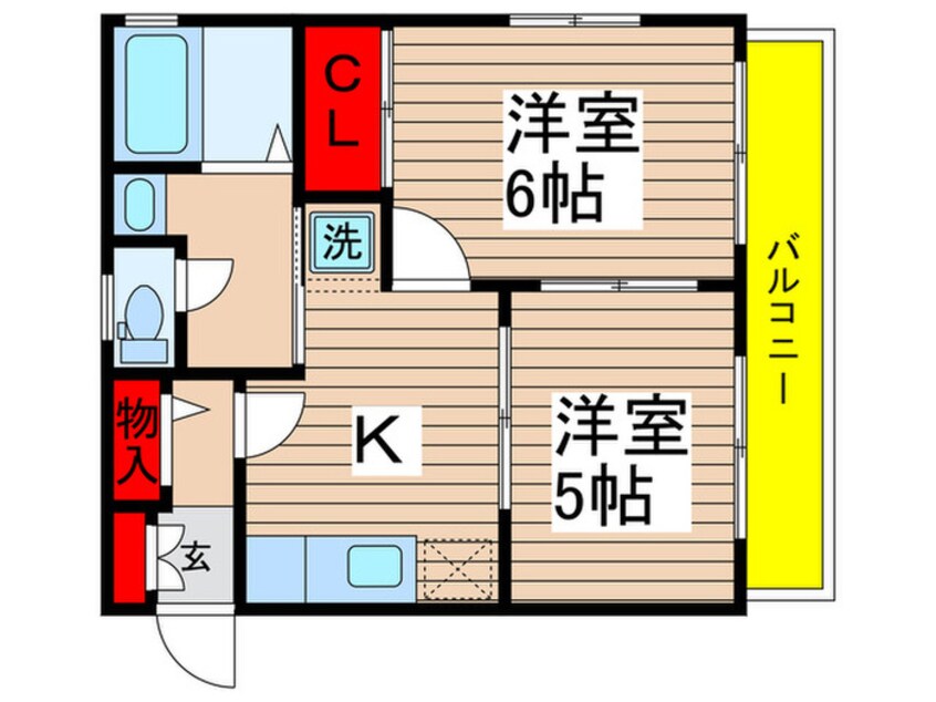 間取図 メゾン菊富士Ａ