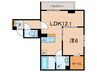 Plum tree garden Y 1LDKの間取り