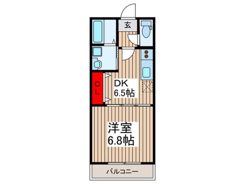 間取図 サザンクロスB