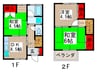 キムラテラス 3DKの間取り