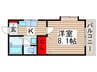 コムハウス 1Kの間取り