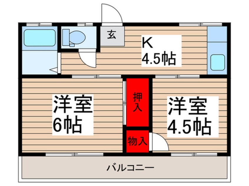 間取図 シマダコーポ