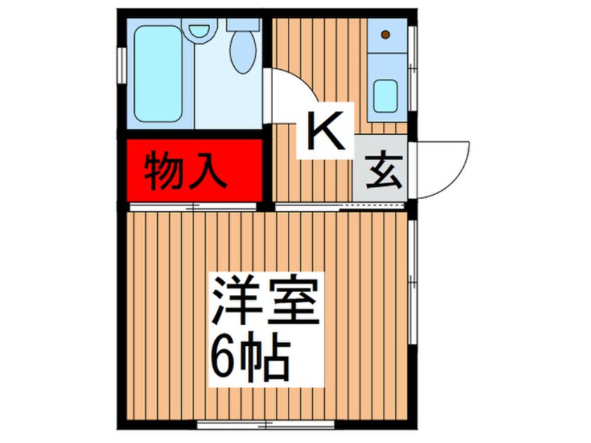 間取図 コーポ昭風