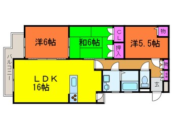 間取図 スカイ・ブリッジＣ