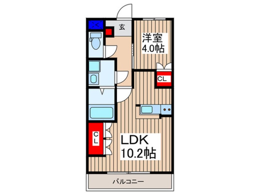 間取図 サンリヴィエール