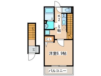 間取図 リブリ・オンディーヌ金森