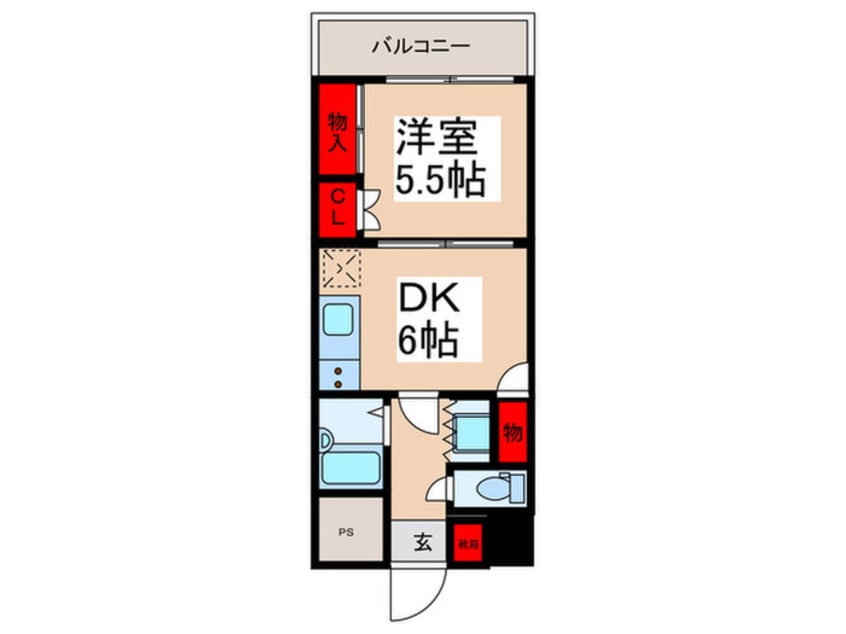 間取図 ストーク錦糸町（４０３）