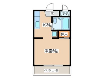 間取図 第三コ－ポ成瀬