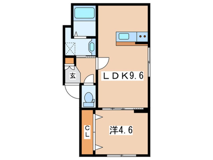 間取図 ファウンテンヒルズ栄町