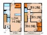 ビオレッタＡ棟 3LDKの間取り