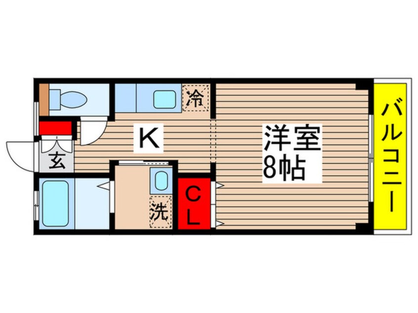 間取図 いわい第一コ－ポ