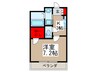 グランチェスタ戸田公園 1Kの間取り