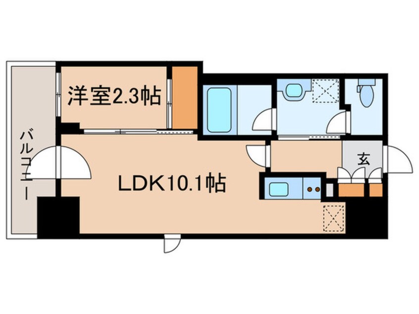 間取図 ﾌﾟﾚｰﾙ・ﾄﾞｩｰｸ池袋Ｓｏｕｔｈ