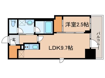 間取図 ﾌﾟﾚｰﾙ・ﾄﾞｩｰｸ池袋Ｓｏｕｔｈ