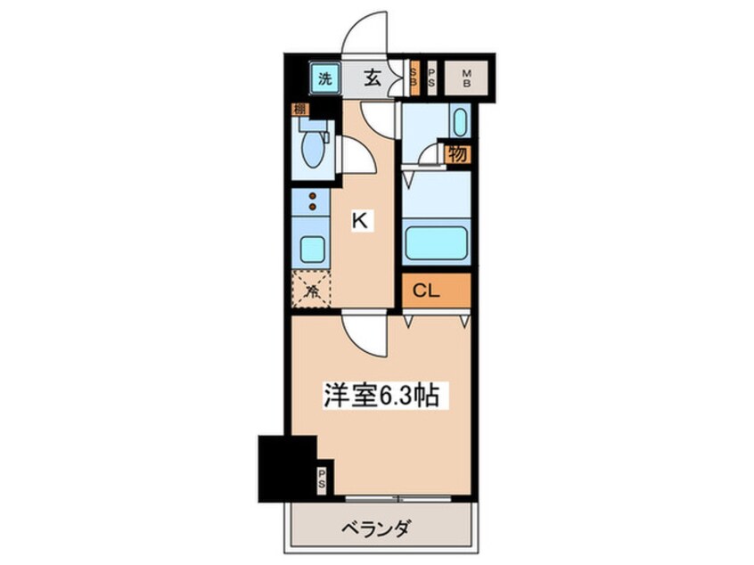 間取図 ＫＮＯＴＳ大山（1003)