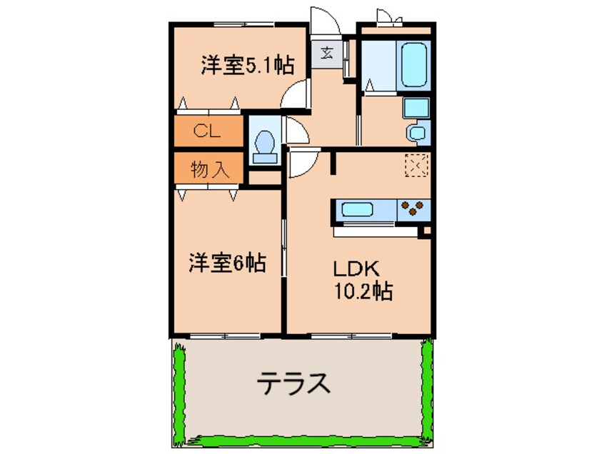 間取図 ユタカマンション