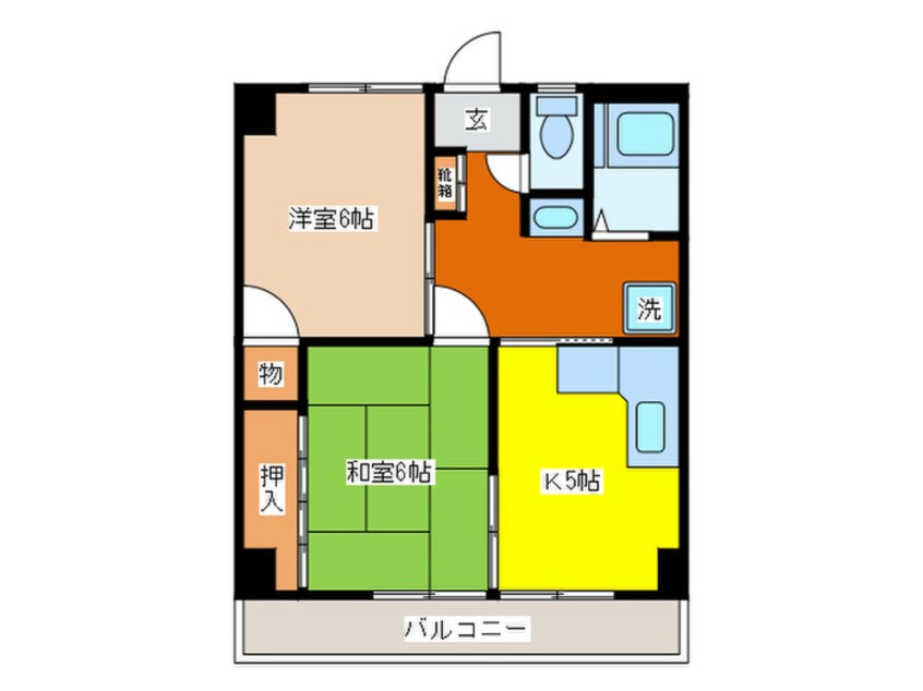 間取図 パ－クハイツ