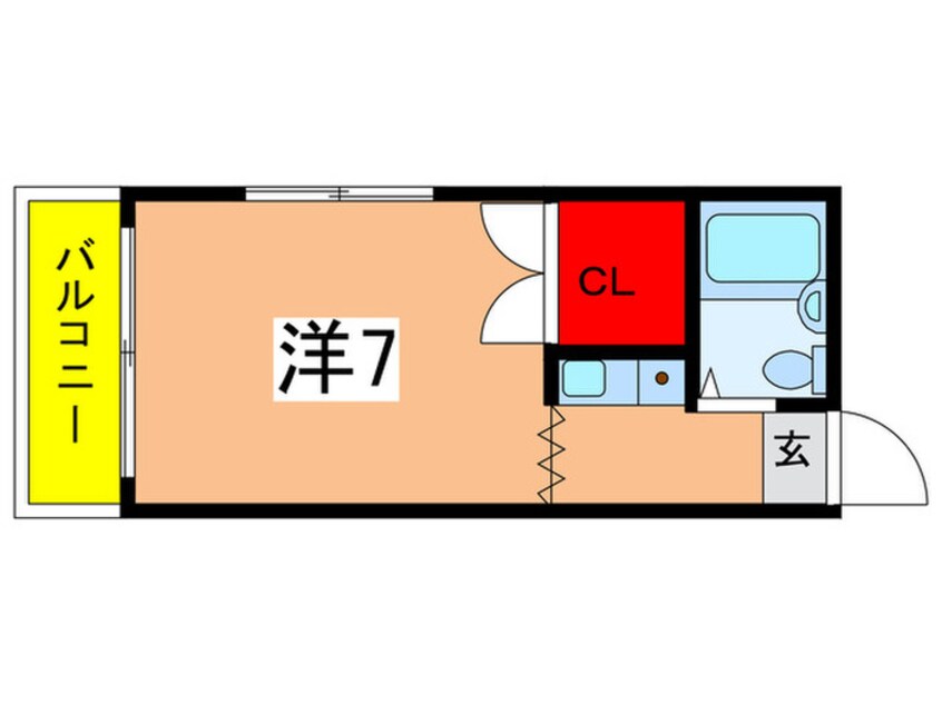 間取図 多摩美台ハイツ